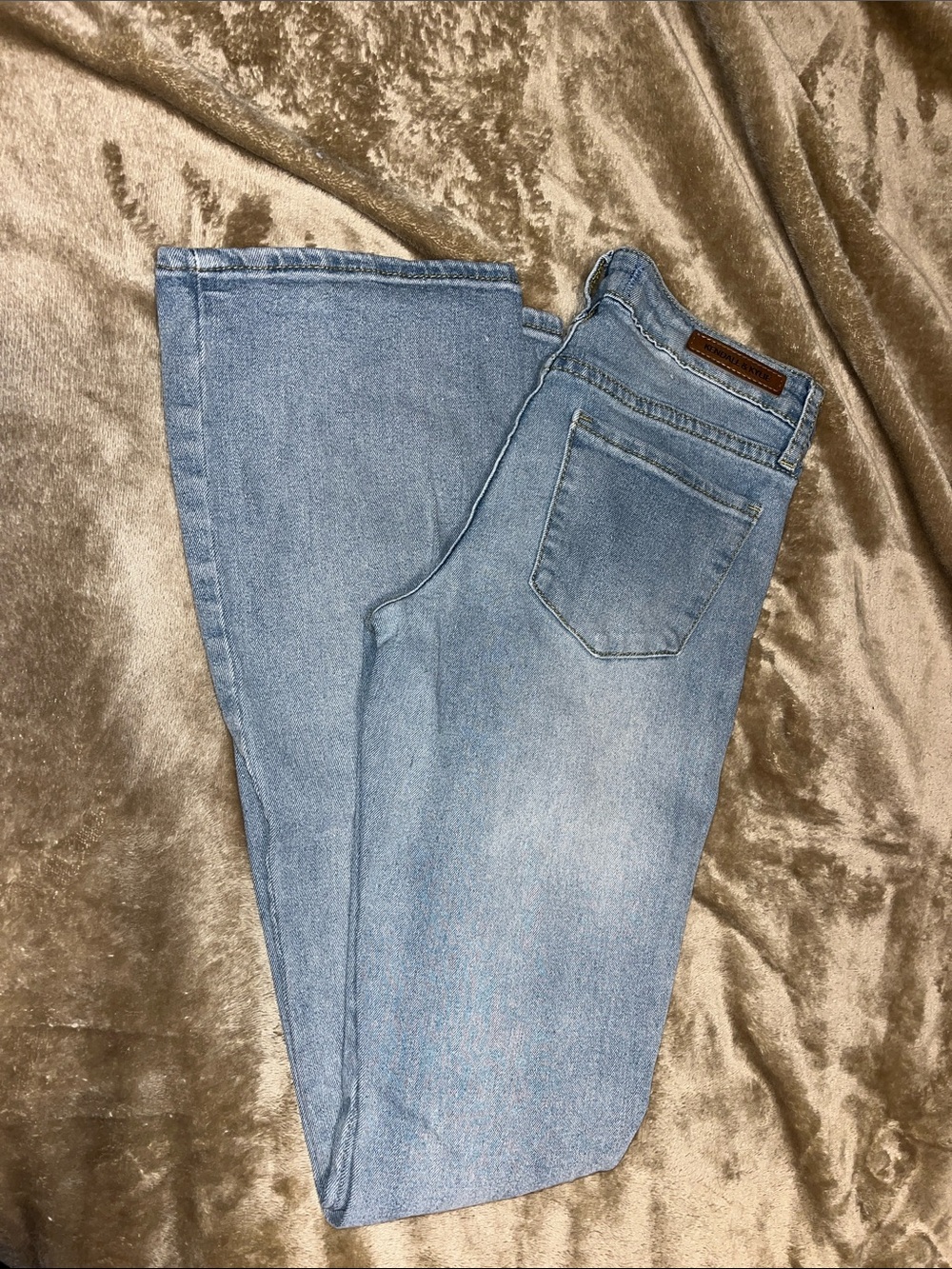 Kendall & Kylie Light Wash Wide-Leg Jeans